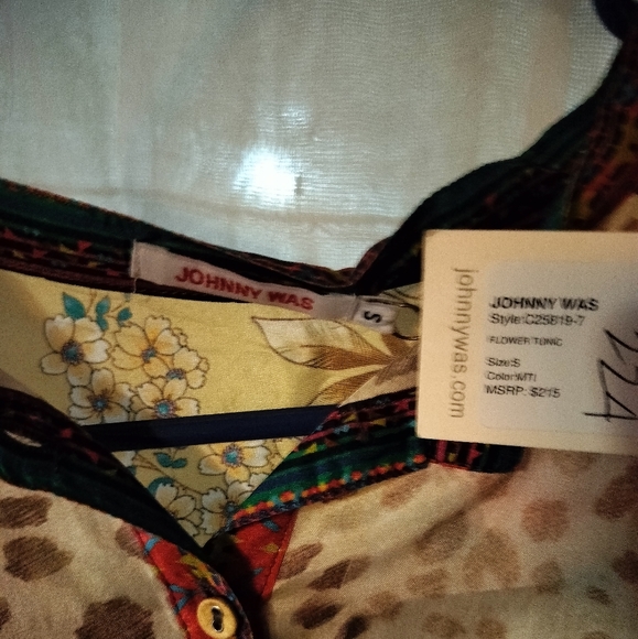 Jonny Was Tunic Top size S New w tags - Picture 2 of 2